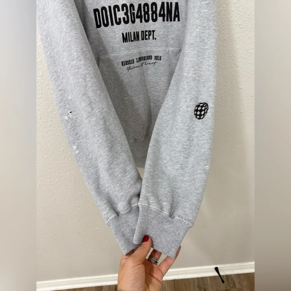 Dolce & Gabbana Cotton Sweatshirt Hoodie Size XXL